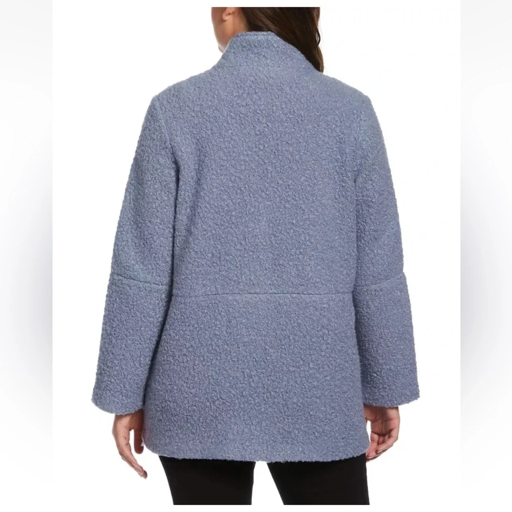 Small Rafaella Blue Teddy Coat